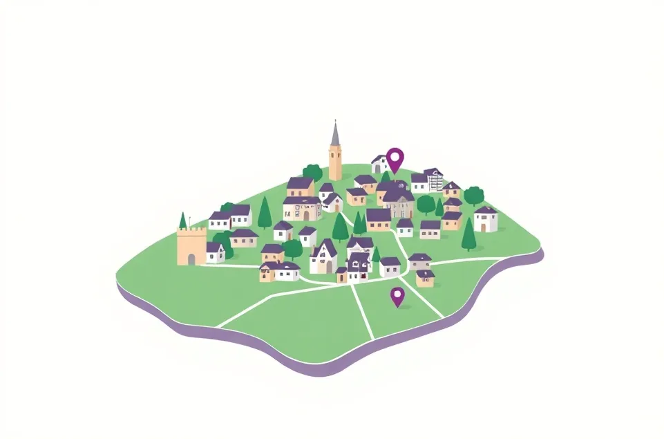 Carte du secteur d'intervention autour de Montélimar (26200)